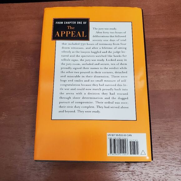 The Appeal John Grisham Hardcover Book First Edition - Picture 2 of 12